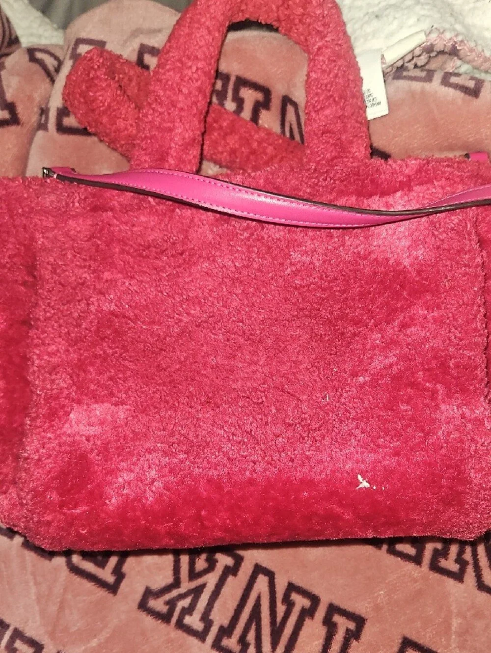 kate spade Pink Plush Teddy Tote